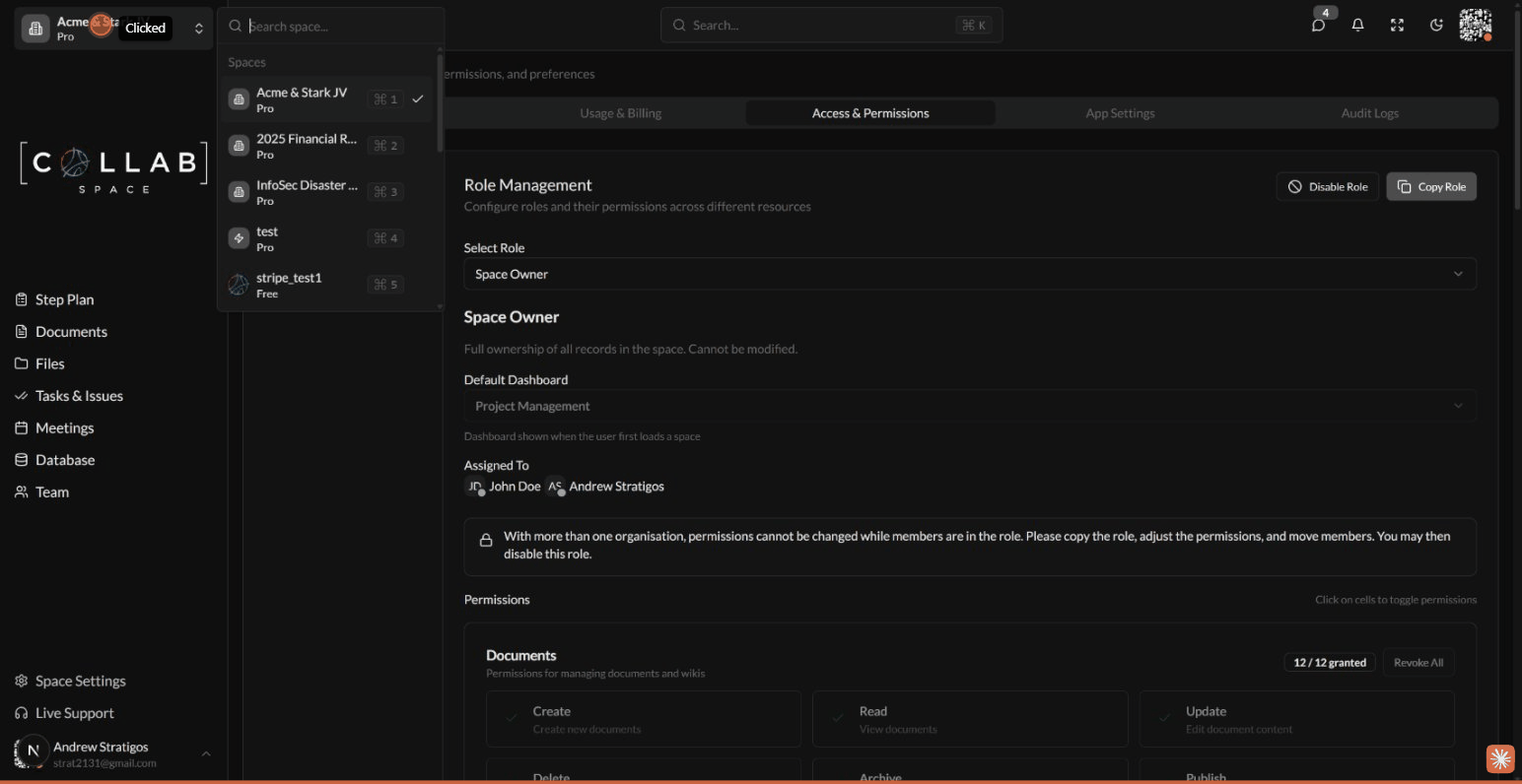 Spaces Overview